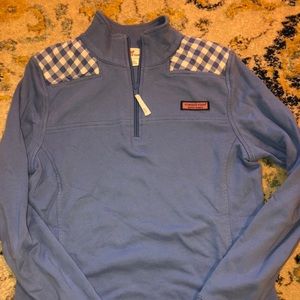 Vineyard Vines Lt.Blue & White Gingham Shep Shirt